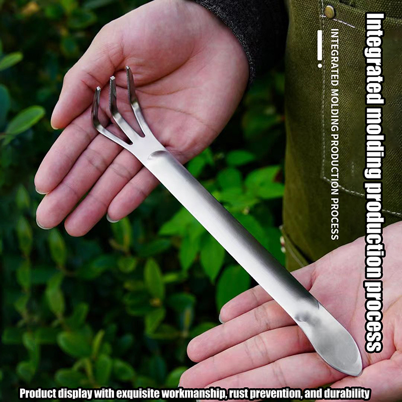 Bonsai Garden Rake - 1Pc Rvs Wortelhark 3-Prong Los Bodem