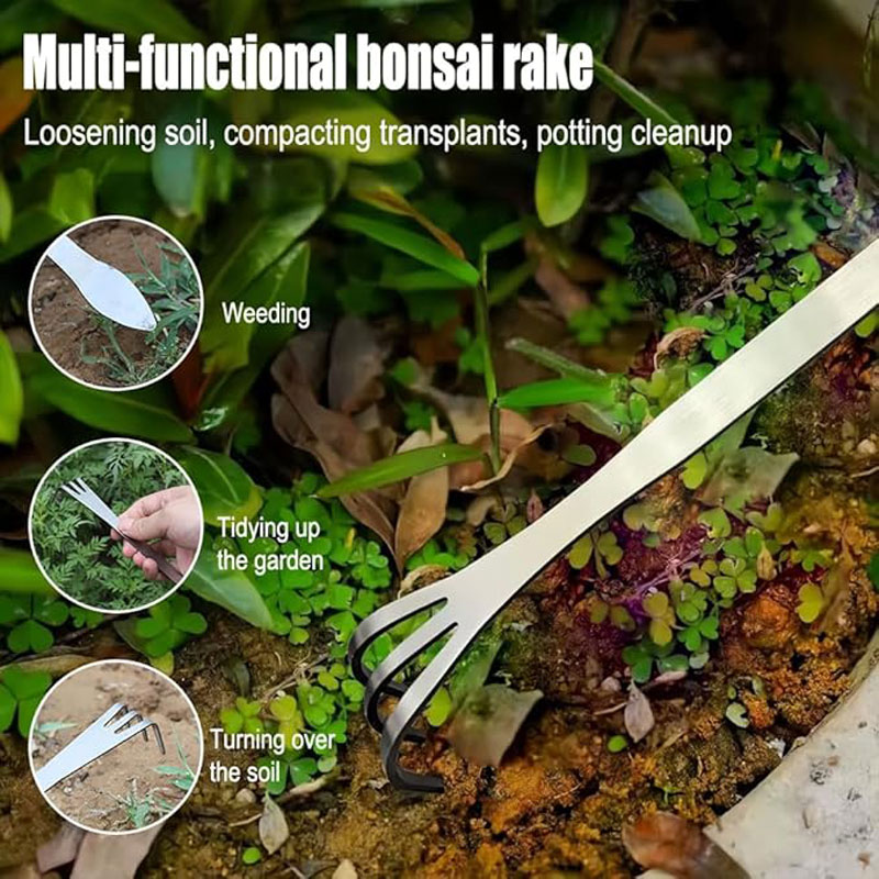 Roestvrijstalen Wortelhark Han - Bonsai Garden Rake recensie en prijs