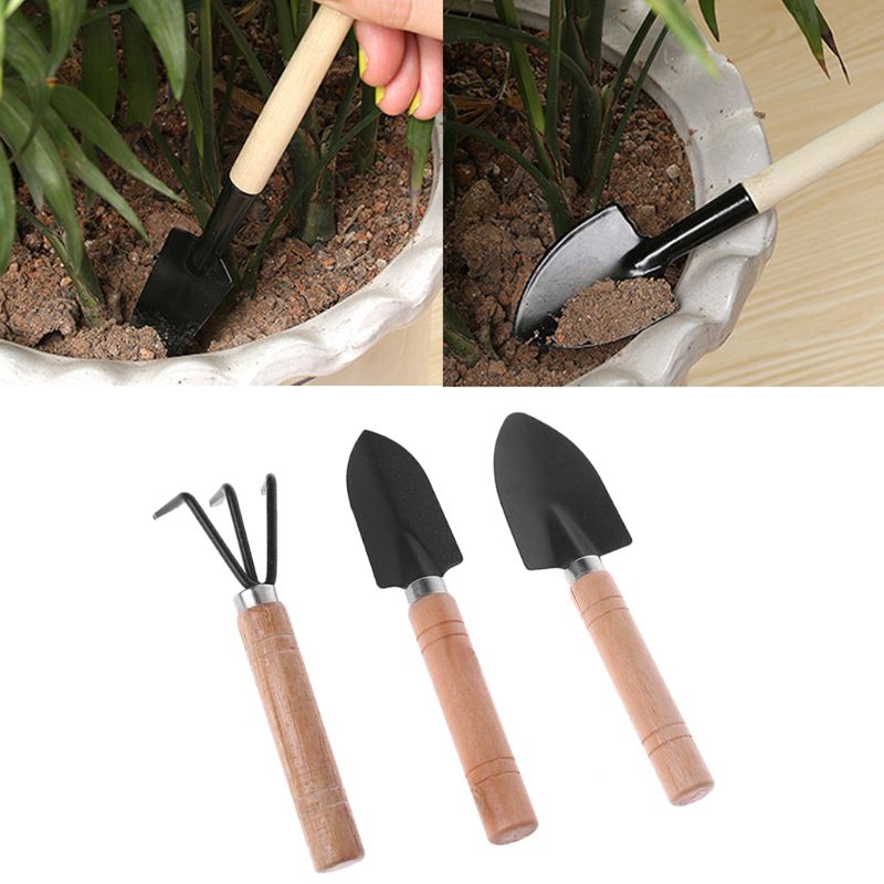 3pcs Mini Tuin Schop Hark Spad - Bonsai Garden Rake recensie en prijs