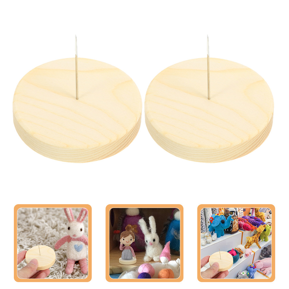 4-delige wollen vilt naaldvilt - Display Stand Wood recensie en prijs