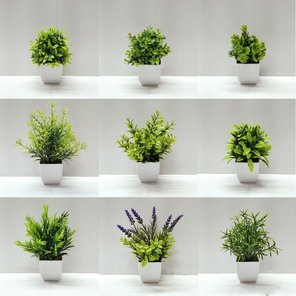 Mini nep ingemaakte bloemen va - Bonsai Garden Table recensie en prijs