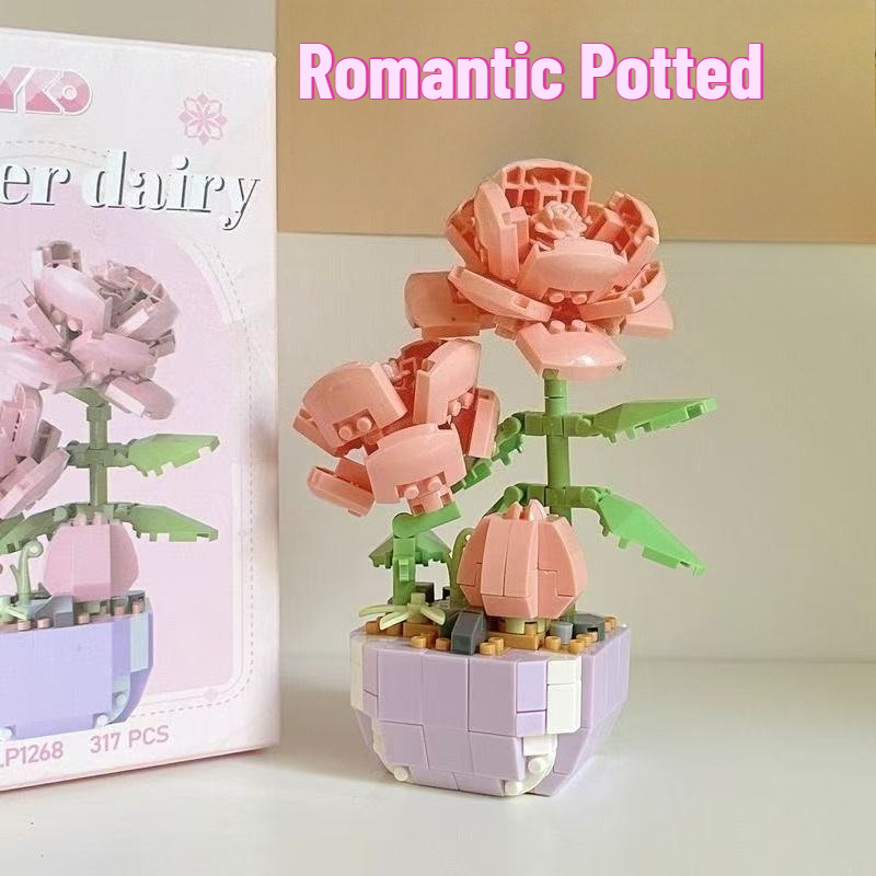 Mini Ingemaakte Bloemen Bouwst - Bonsai Garden Lego recensie en prijs
