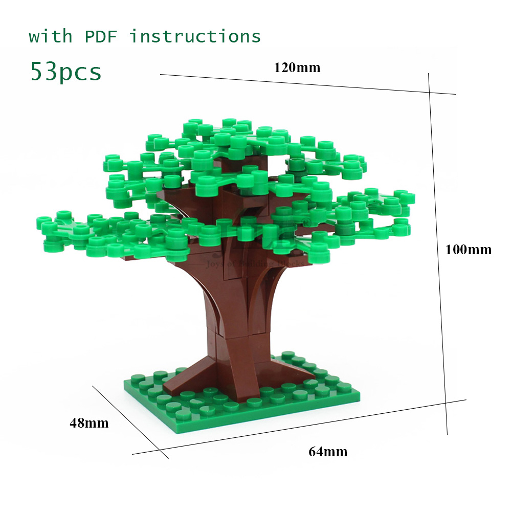 Moc DIY tuinplanten kleine boo - Bonsai Garden Lego recensie en prijs