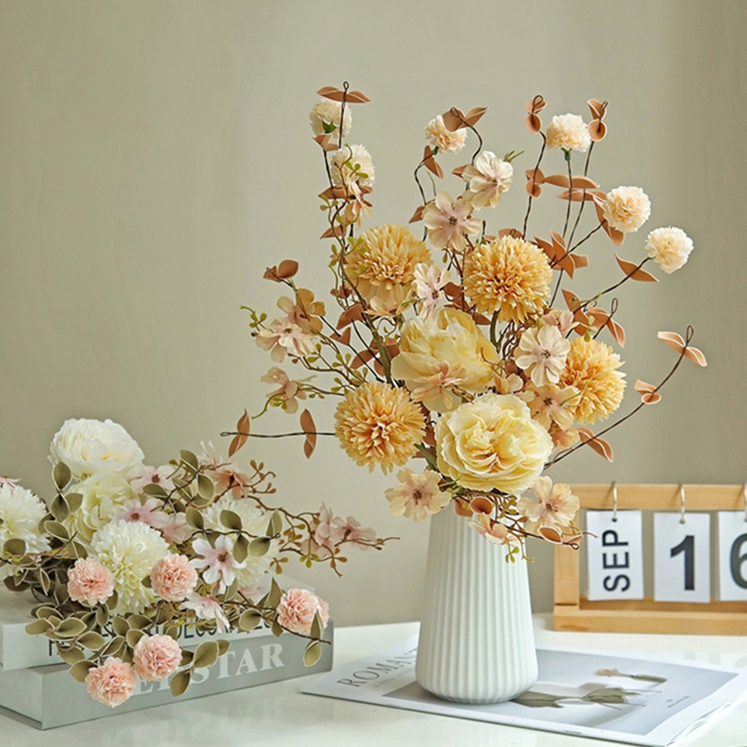 1Pc Zijden Roos Kunstbloem Bru - Bonsai Garden Table recensie en prijs