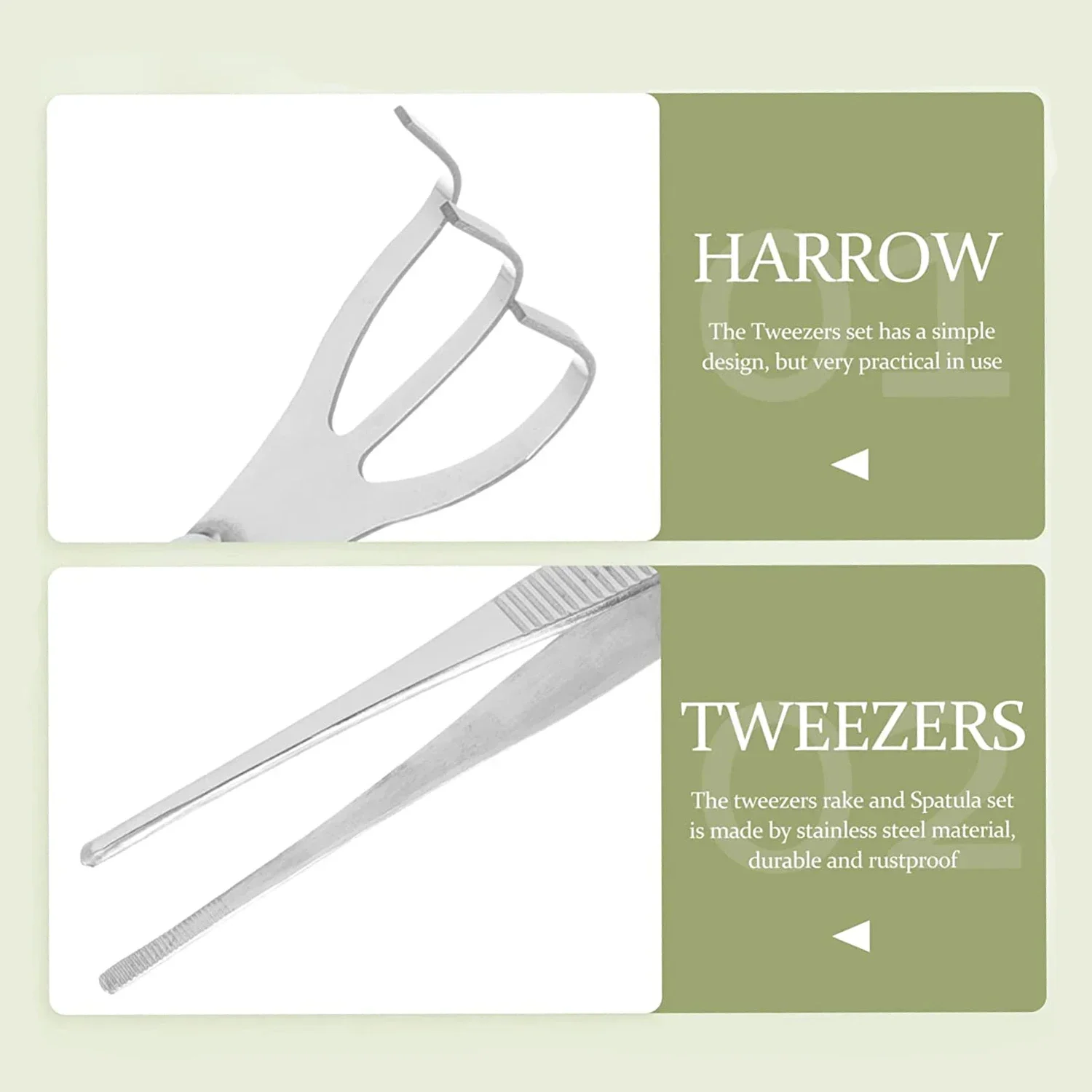 1 st 2-in-1 304 Rvs Wortelhark - Bonsai Garden Rake recensie en prijs