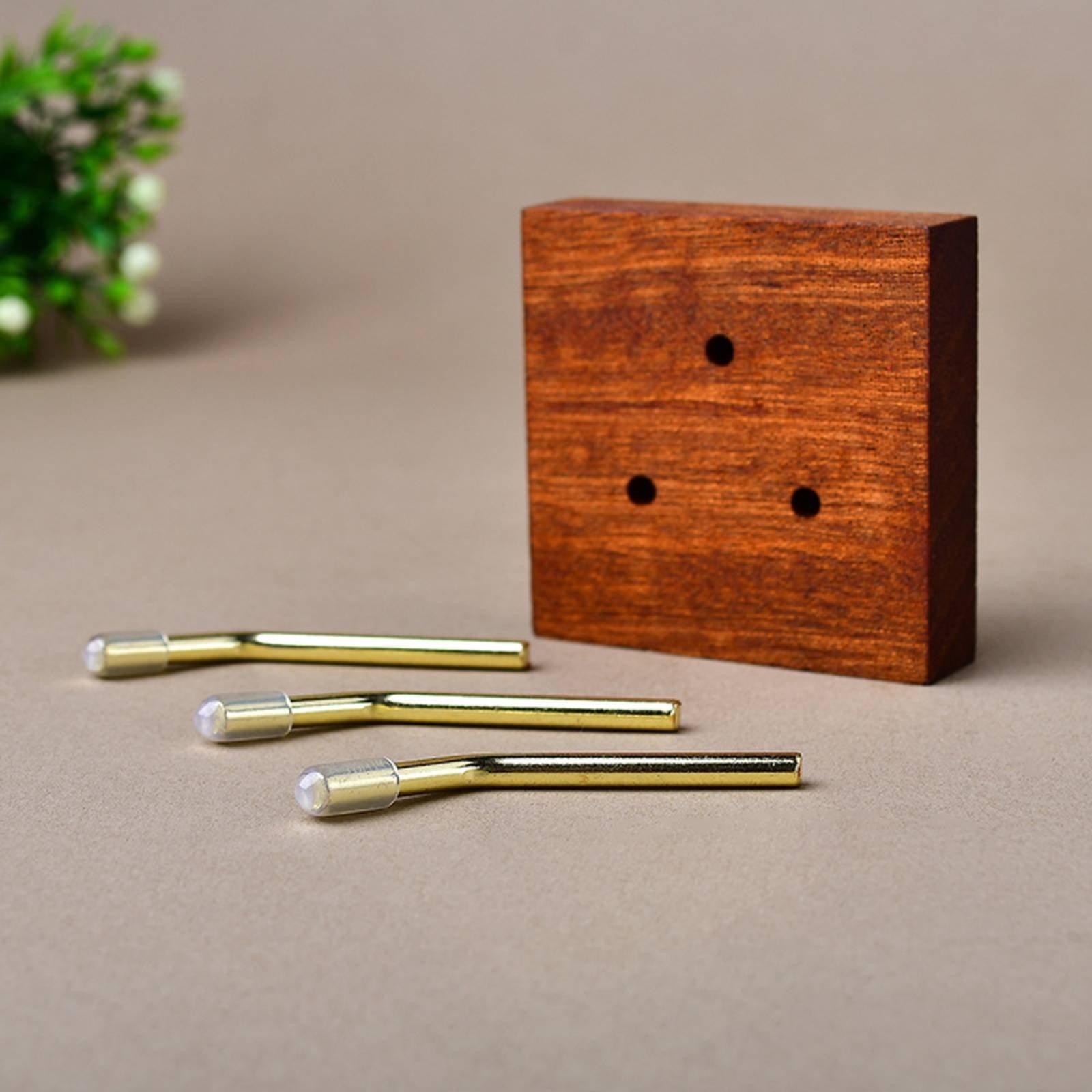 Massief houten kristallen basi - Display Stand Wood recensie en prijs