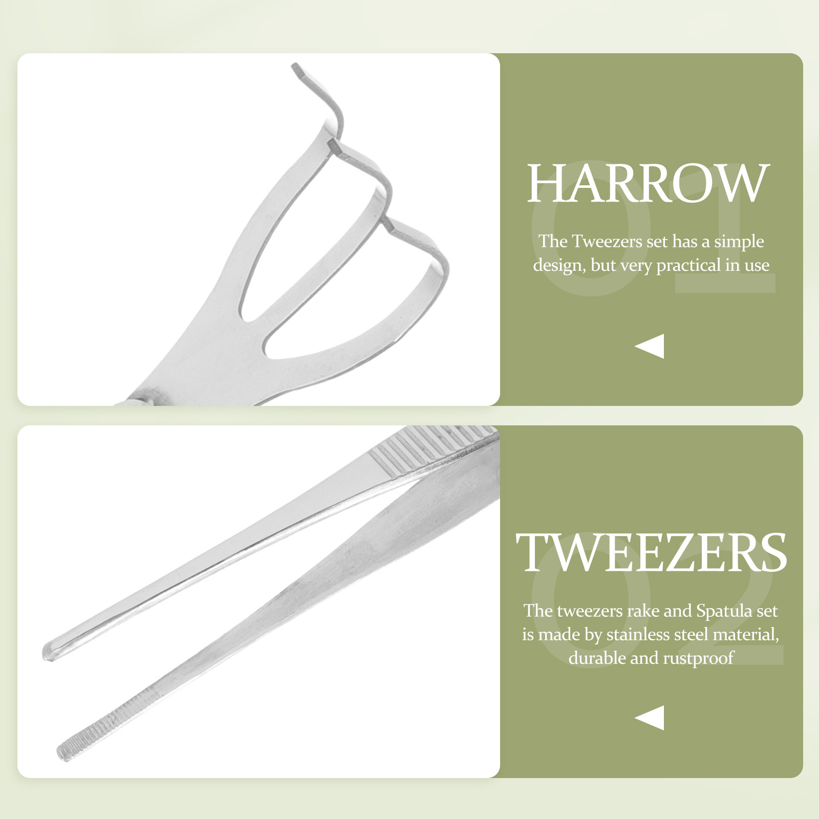 1 Set RVS Bonsai Pincetten Set - Bonsai Garden Rake recensie en prijs