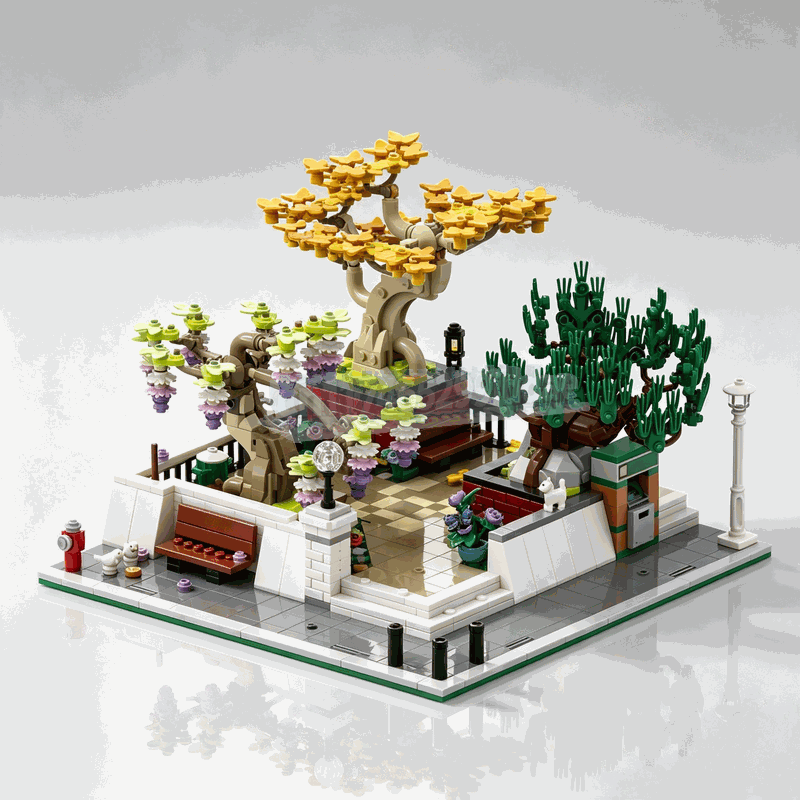 1309-delige Hoekpark Bonsai Bo - Bonsai Garden Lego recensie en prijs