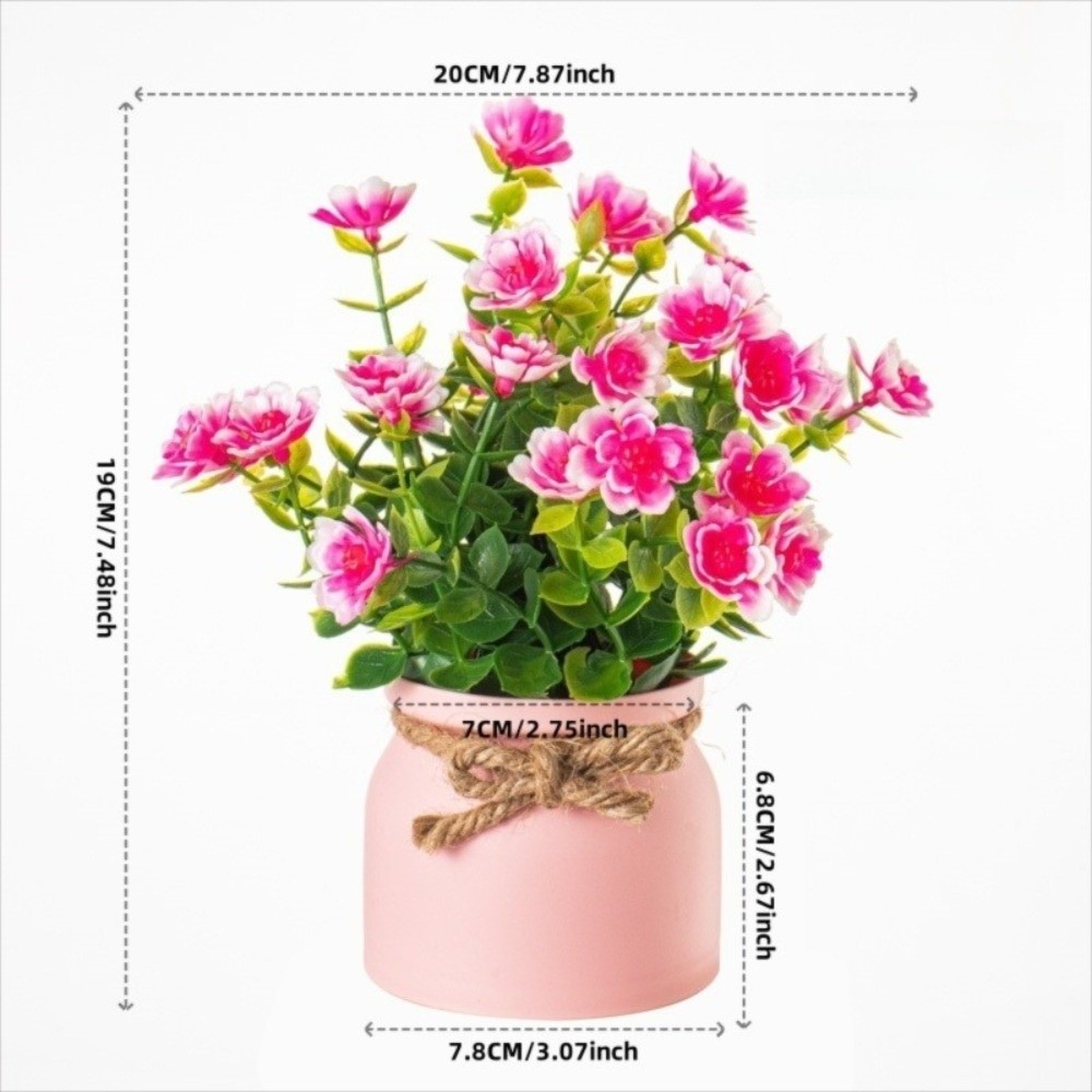 Nieuwe nep ingemaakte bloemen  - Bonsai Garden Table recensie en prijs